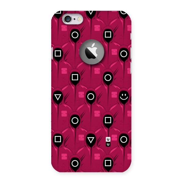 Squid Gamers Pattern Back Case for iPhone 6 Logo Cut