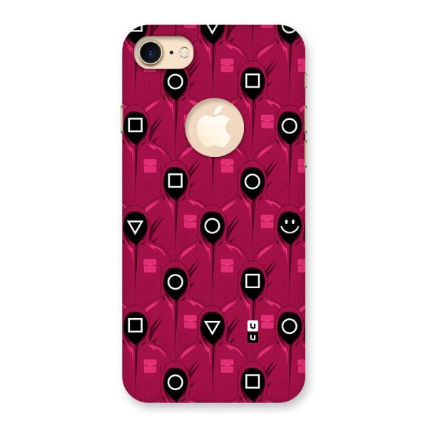 Squid Gamers Pattern Back Case for iPhone 7 Logo Cut