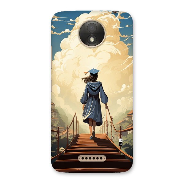 Stair Of Success Back Case for Moto C Plus