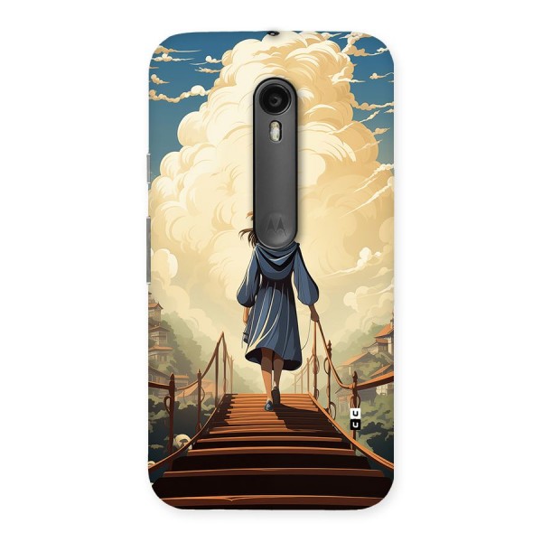 Stair Of Success Back Case for Moto G Turbo