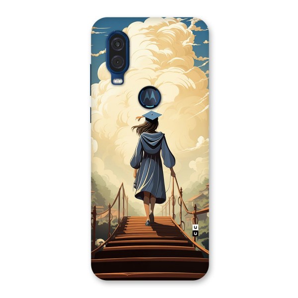 Stair Of Success Back Case for Motorola One Vision