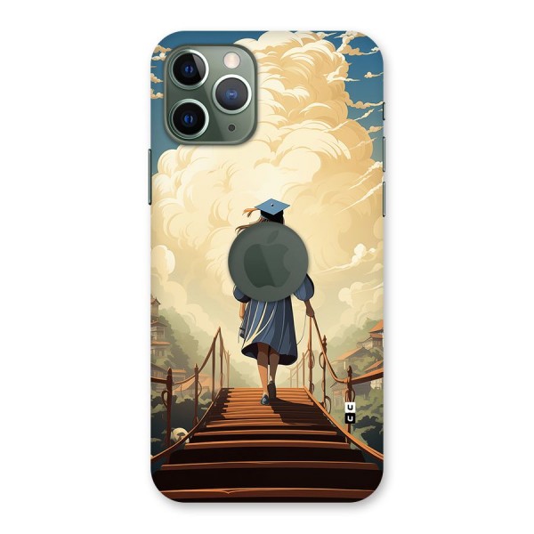 Stair Of Success Back Case for iPhone 11 Pro Logo Cut