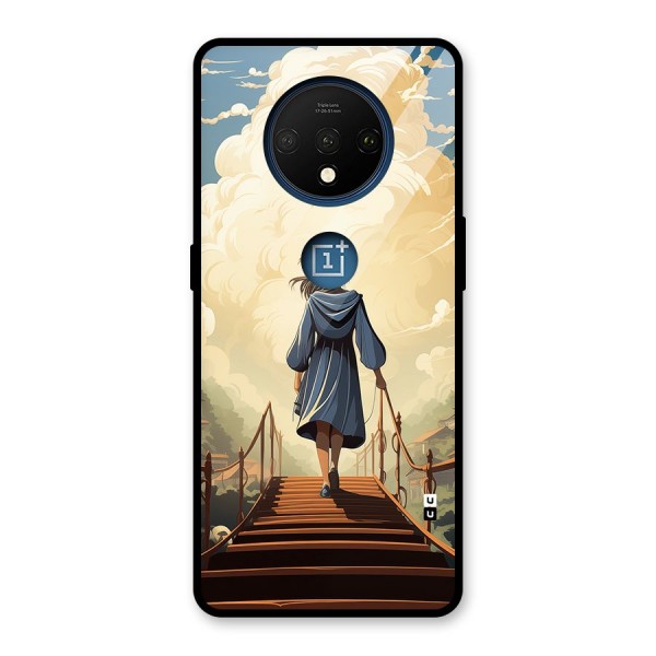 Stair Of Success Glass Back Case for OnePlus 7T