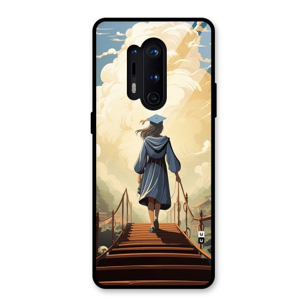 Stair Of Success Glass Back Case for OnePlus 8 Pro
