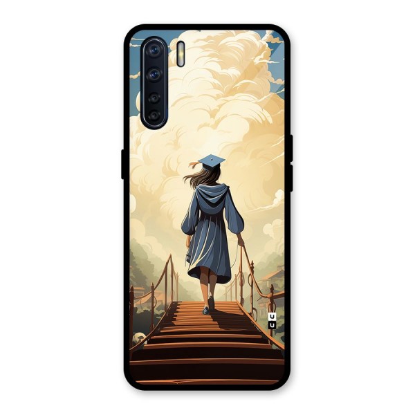 Stair Of Success Glass Back Case for Oppo F15