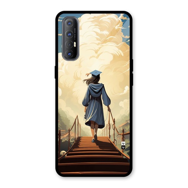 Stair Of Success Glass Back Case for Oppo Reno3 Pro