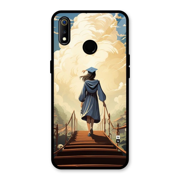 Stair Of Success Glass Back Case for Realme 3