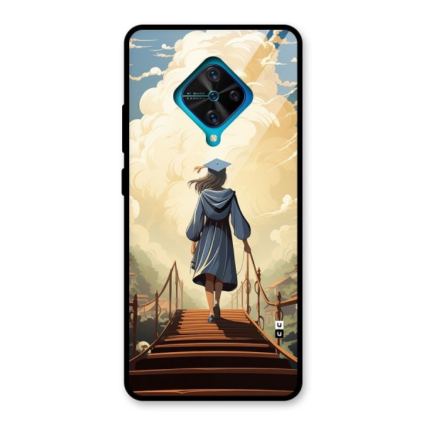 Stair Of Success Glass Back Case for Vivo S1 Pro
