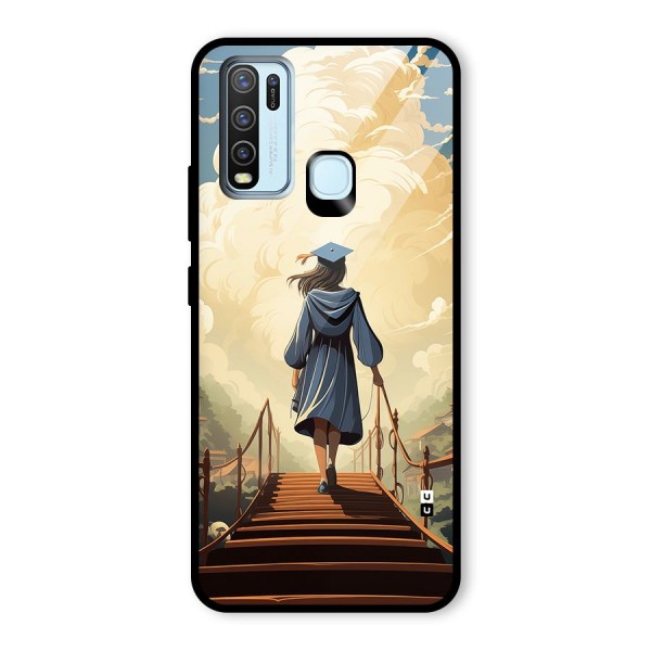 Stair Of Success Glass Back Case for Vivo Y30
