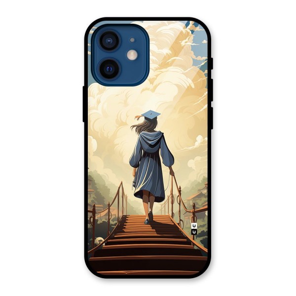 Stair Of Success Glass Back Case for iPhone 12 Mini