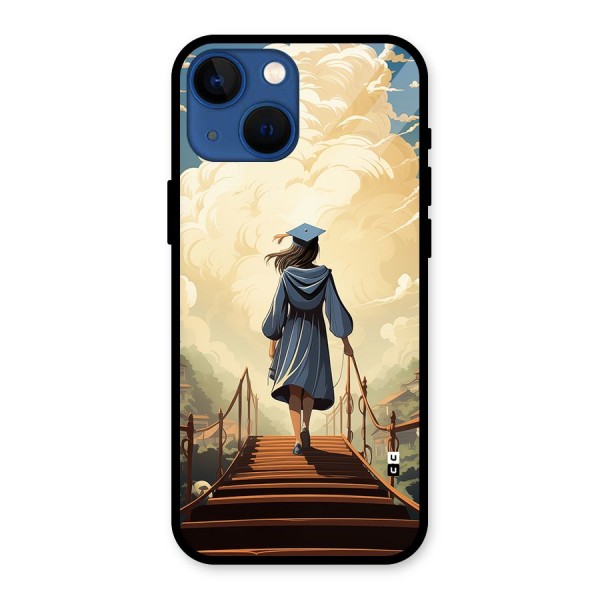 Stair Of Success Glass Back Case for iPhone 13 Mini