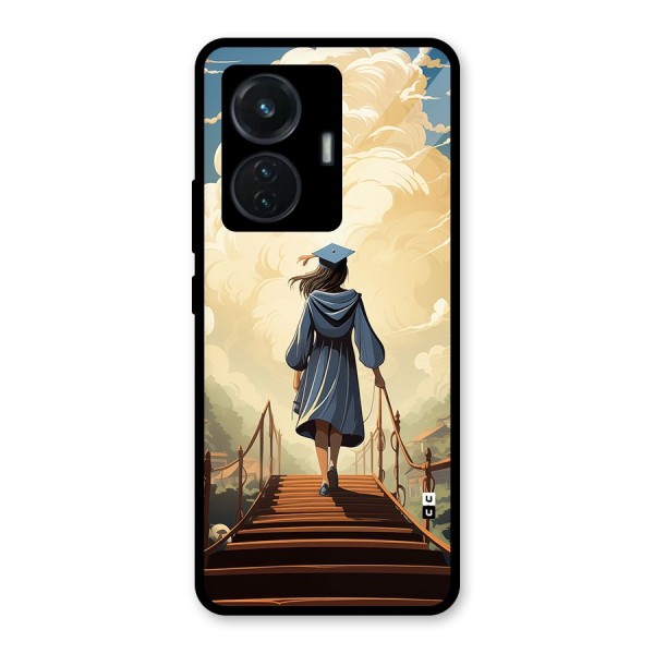 Stair Of Success Glass Back Case for iQOO Z6 44W