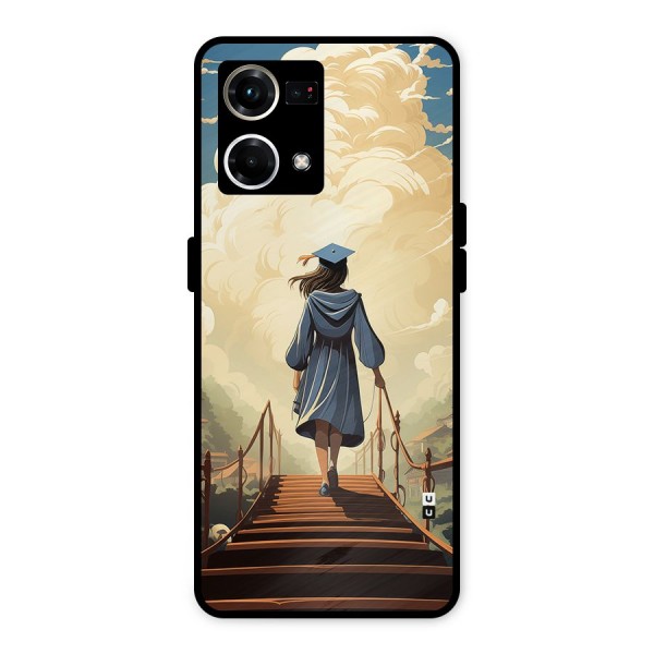 Stair Of Success Metal Back Case for Oppo F21s Pro 4G