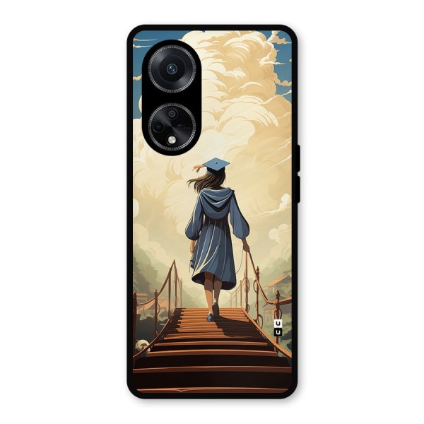 Stair Of Success Metal Back Case for Oppo F23