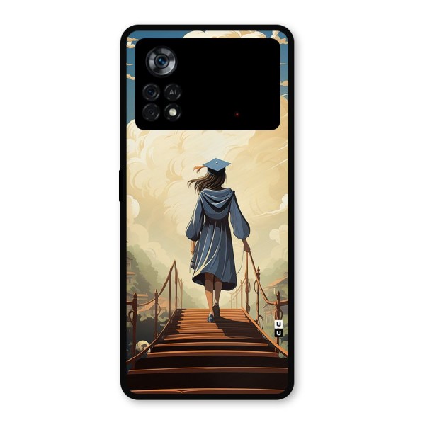 Stair Of Success Metal Back Case for Poco X4 Pro 5G