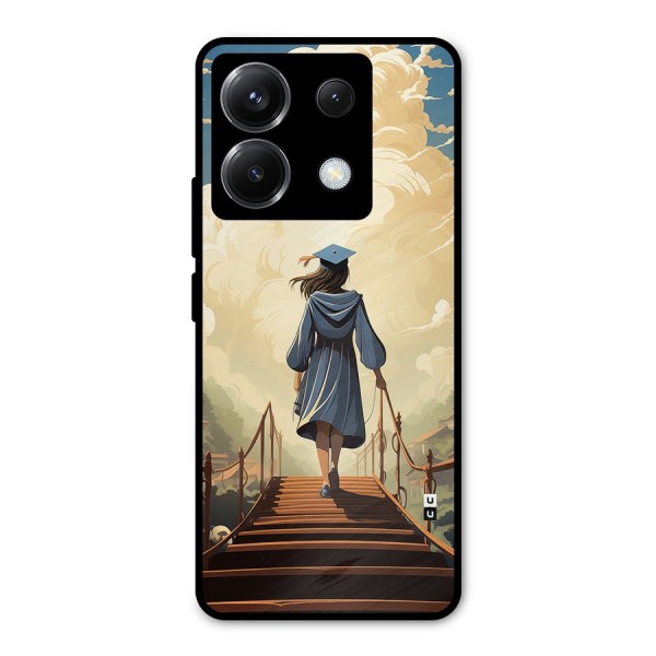 Stair Of Success Metal Back Case for Poco X6