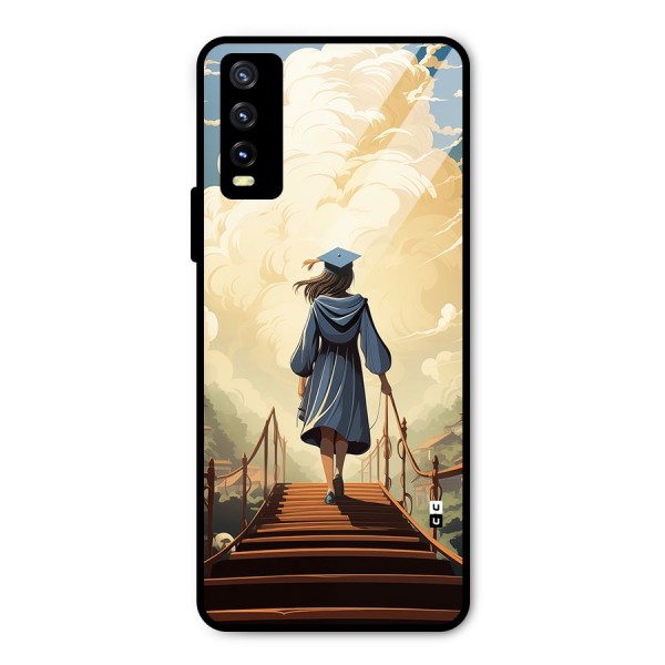 Stair Of Success Metal Back Case for Vivo Y20i
