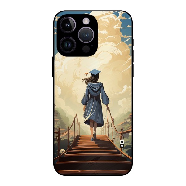 Stair Of Success Metal Back Case for iPhone 14 Pro Max