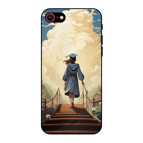 Stair Of Success Metal Back Case for iPhone SE 2022