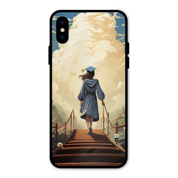 Stair Of Success Metal Back Case for iPhone XS
