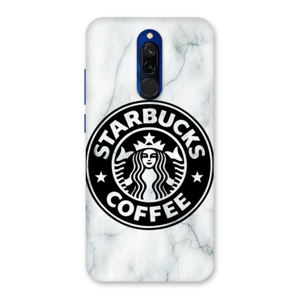 StarBuck Marble Glass Back Case for Redmi 8