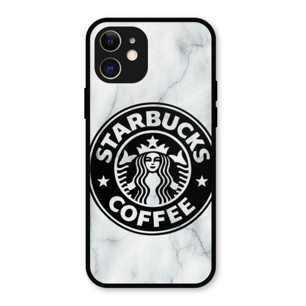 StarBuck Marble Metal Back Case for iPhone 12