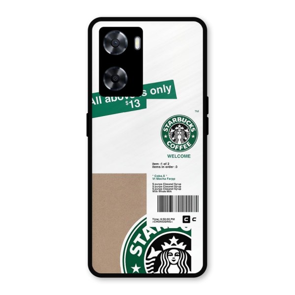 Starbucks Coffee Mocha Metal Back Case for Oppo A77