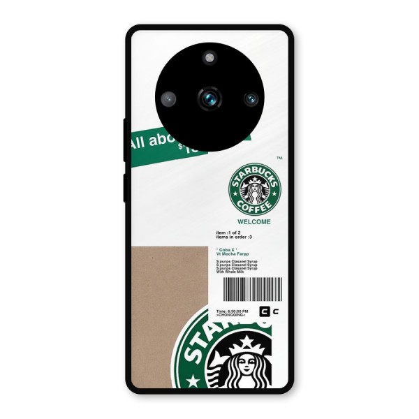 Starbucks Coffee Mocha Metal Back Case for Realme Narzo 60 Pro