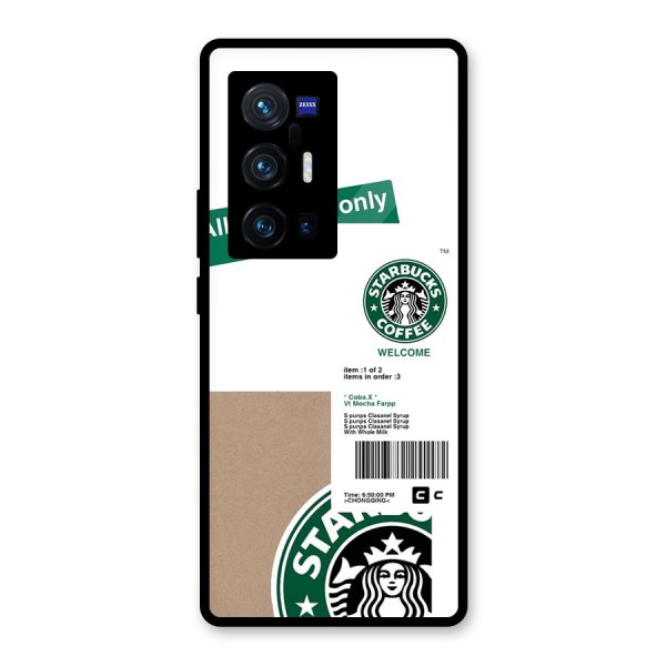 Starbucks Coffee Mocha Glass Back Case for Vivo X70 Pro Plus