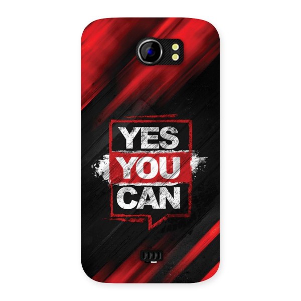 Stay Motivated Back Case for Canvas 2 A110