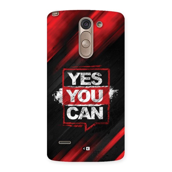 Stay Motivated Back Case for LG G3 Stylus