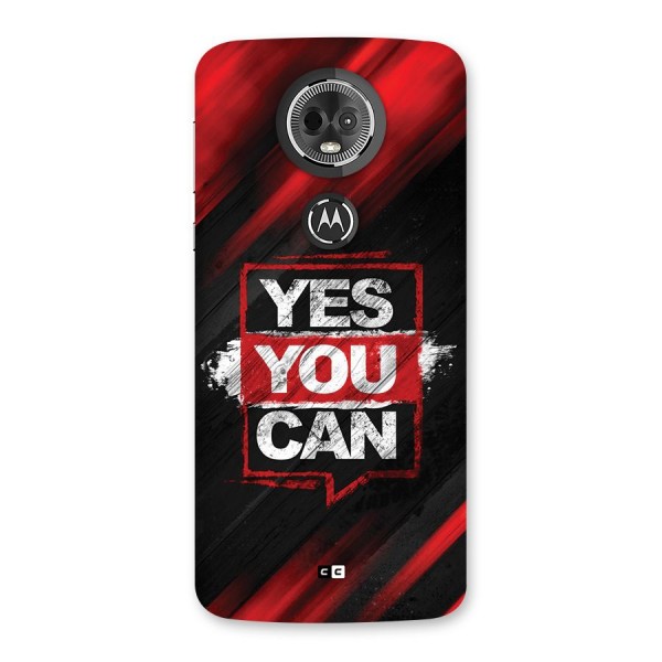Stay Motivated Back Case for Moto E5 Plus