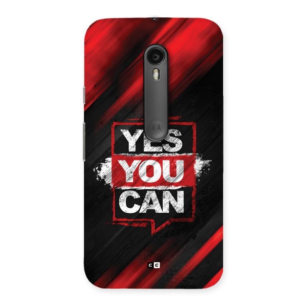 Stay Motivated Back Case for Moto G3