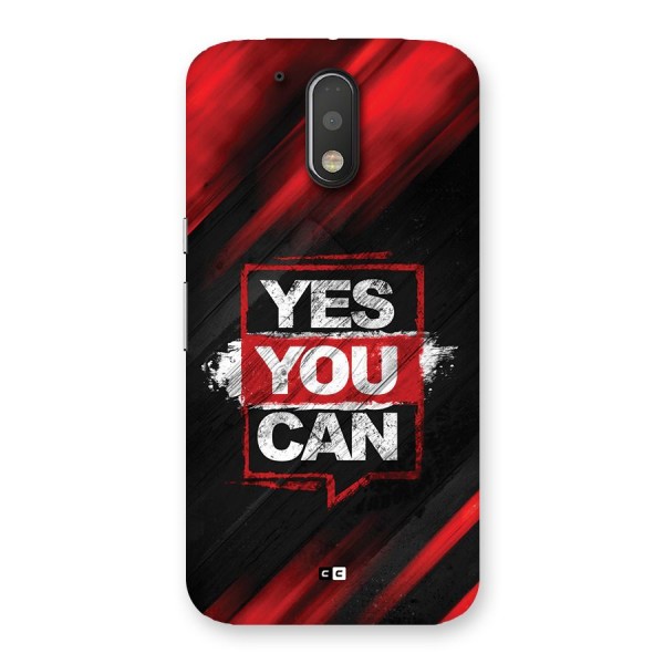 Stay Motivated Back Case for Moto G4