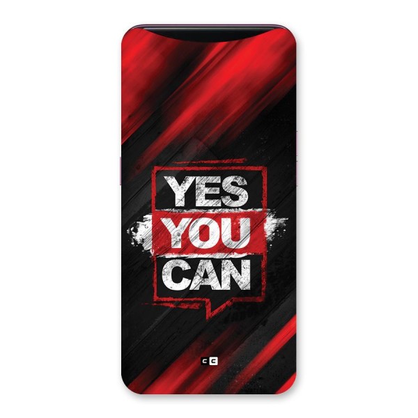 Stay Motivated Back Case for Oppo Find X