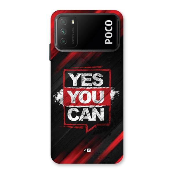 Stay Motivated Back Case for Poco M3