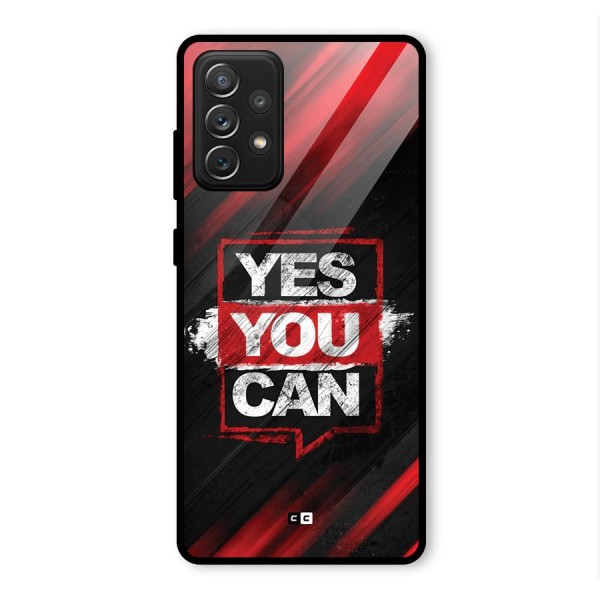 Stay Motivated Glass Back Case for Galaxy A72