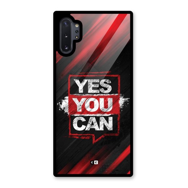 Stay Motivated Glass Back Case for Galaxy Note 10 Plus