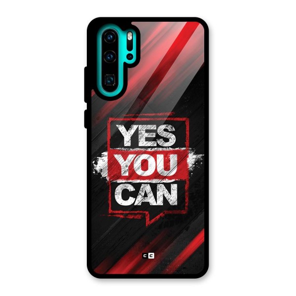 Stay Motivated Glass Back Case for Huawei P30 Pro
