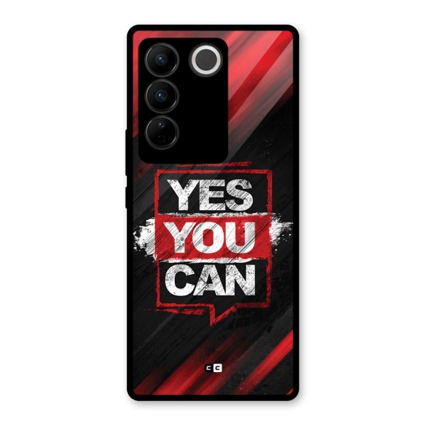 Stay Motivated Glass Back Case for Vivo V27