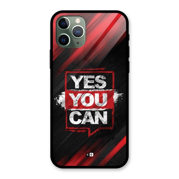 Stay Motivated Glass Back Case for iPhone 11 Pro