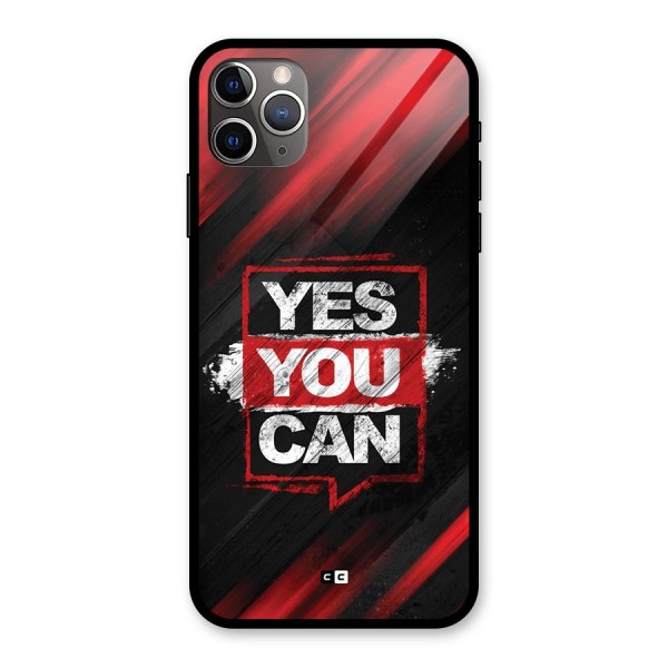 Stay Motivated Glass Back Case for iPhone 11 Pro Max