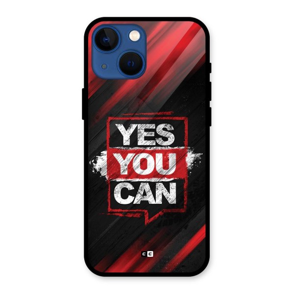 Stay Motivated Glass Back Case for iPhone 13 Mini