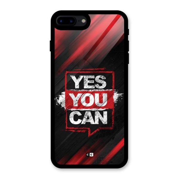 Stay Motivated Glass Back Case for iPhone 8 Plus
