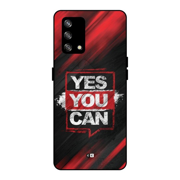 Stay Motivated Metal Back Case for Oppo F19s