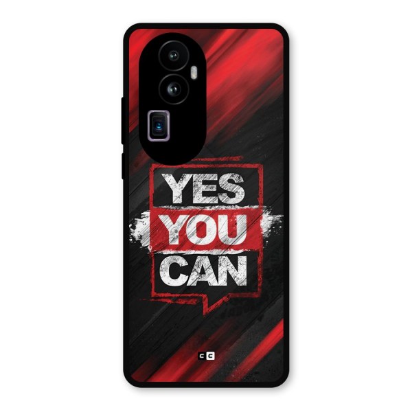 Stay Motivated Metal Back Case for Oppo Reno10 Pro Plus