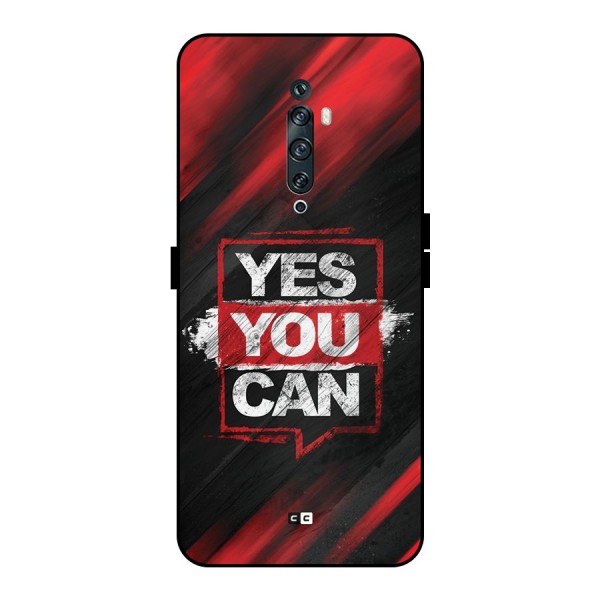 Stay Motivated Metal Back Case for Oppo Reno2 Z
