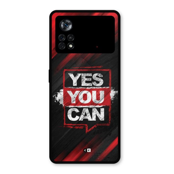 Stay Motivated Metal Back Case for Poco X4 Pro 5G