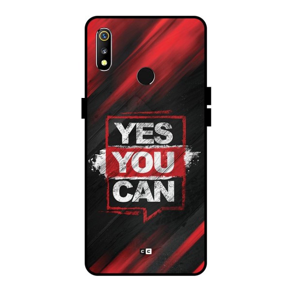 Stay Motivated Metal Back Case for Realme 3i