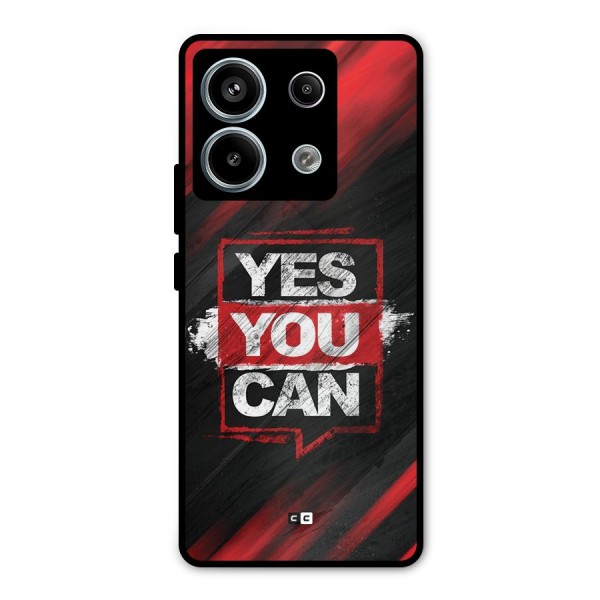 Stay Motivated Metal Back Case for Redmi Note 13 Pro 5G